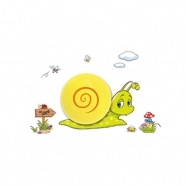 Stickers Snail Wall Night Light, light-operated and Eco-friendly