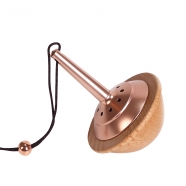 Wooden Essential Oil Diffuser, Car Aromatherapy Diffuser, Rose Gold Metal Top and Sapele Wood Base, Aromatherapy for Hom