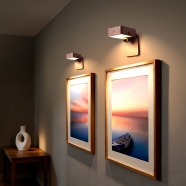 Wooden Hallway Stairway Wall Sconces Magnetic Motion Sensor Light for Bedroom Stair