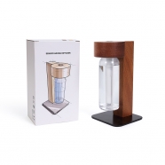 Wood Rechargeable Motion Sensor Aroma Diffuser Night Light with Battery for Entryway Bedroom
